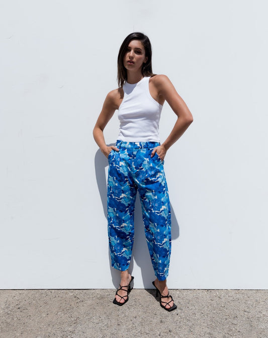 Vina Floral Slouchy Pants