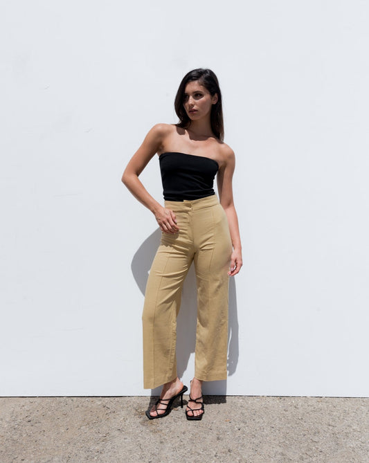 Willow High Waist Linen Pants