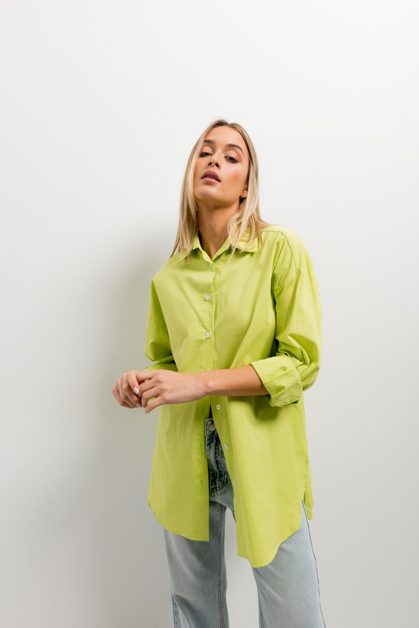 Eve Popelin Oversized Shirt