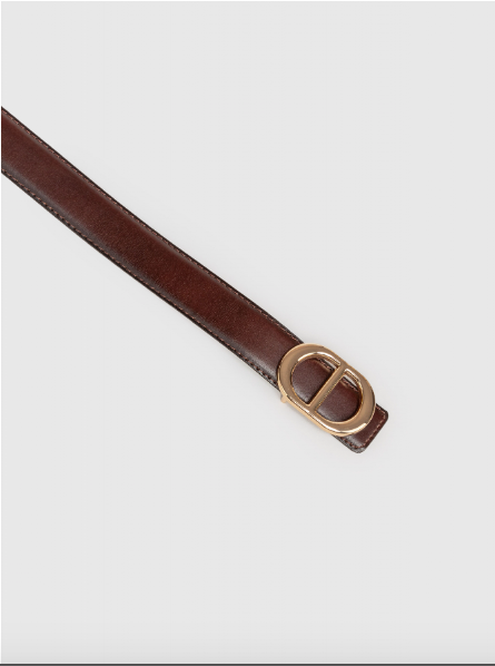 Jasmine Brown Leather Belt