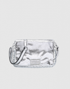 Portia Metallic Silver Bag