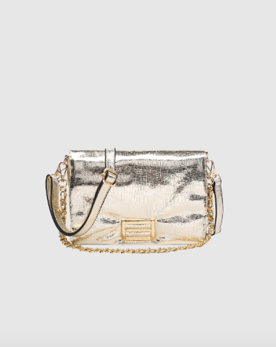 Portia Metallic Gold Bag